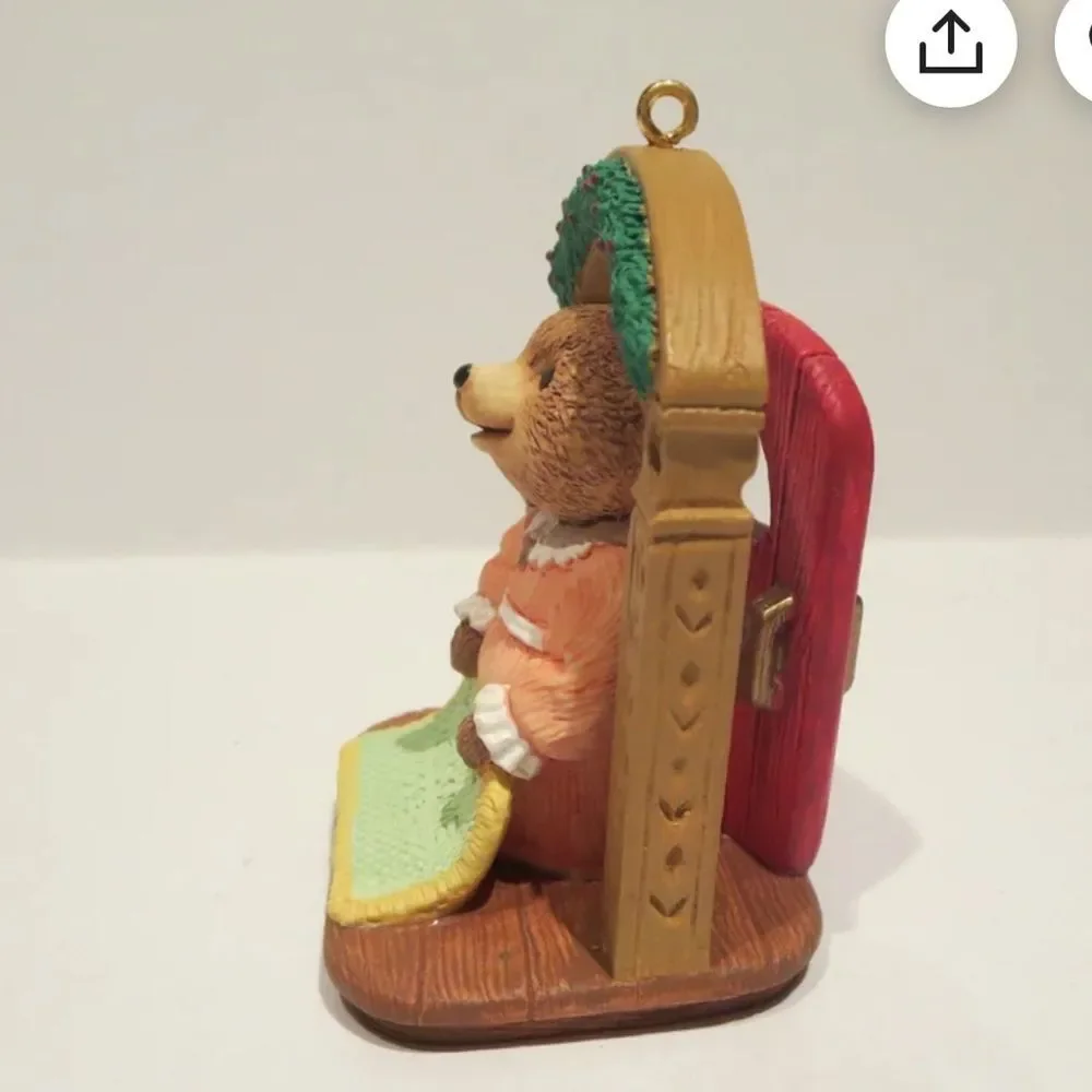 Vintage You're Always Welcome - Teddy Bear Ornament by Hallmark 1993